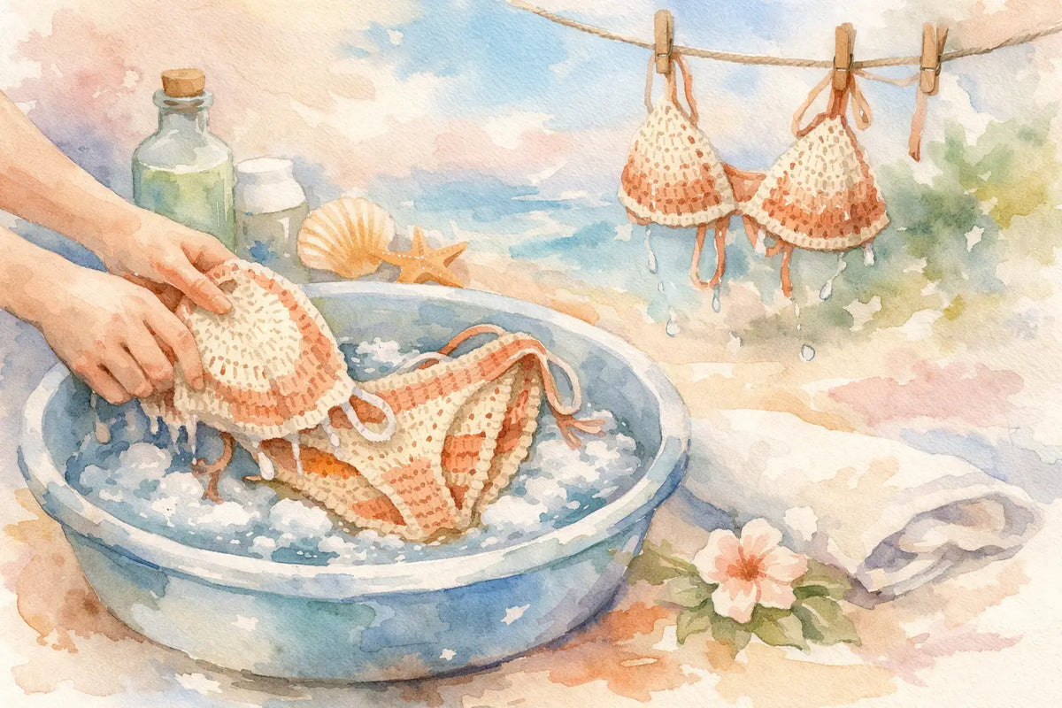 Come lavare un bikini crochet senza rovinarlo
