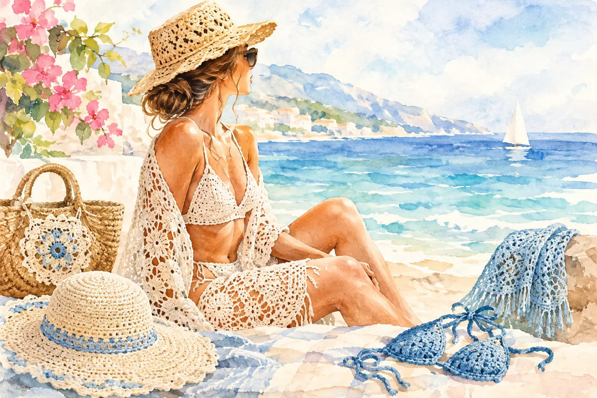 Uncinetto moda mare per look estivi personali