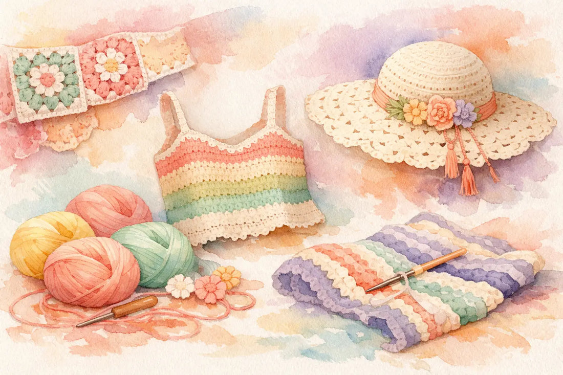 Come abbinare i colori nell’uncinetto moda