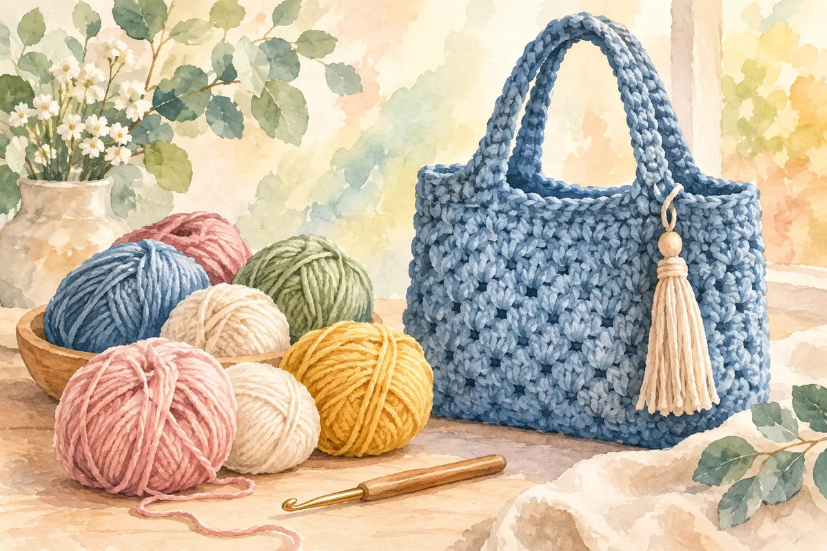 Quanti gomitoli servono per una borsa crochet?