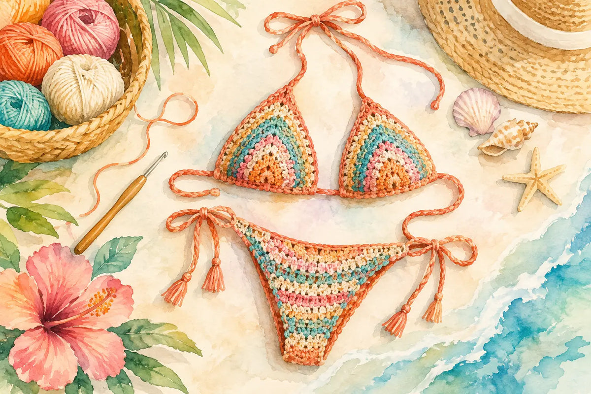 Bikini crochet personalizzato fatto da te