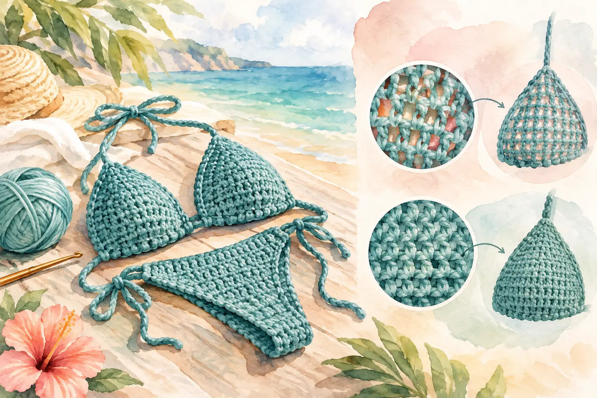 Il bikini traspare? Ecco come evitarlo all'uncinetto