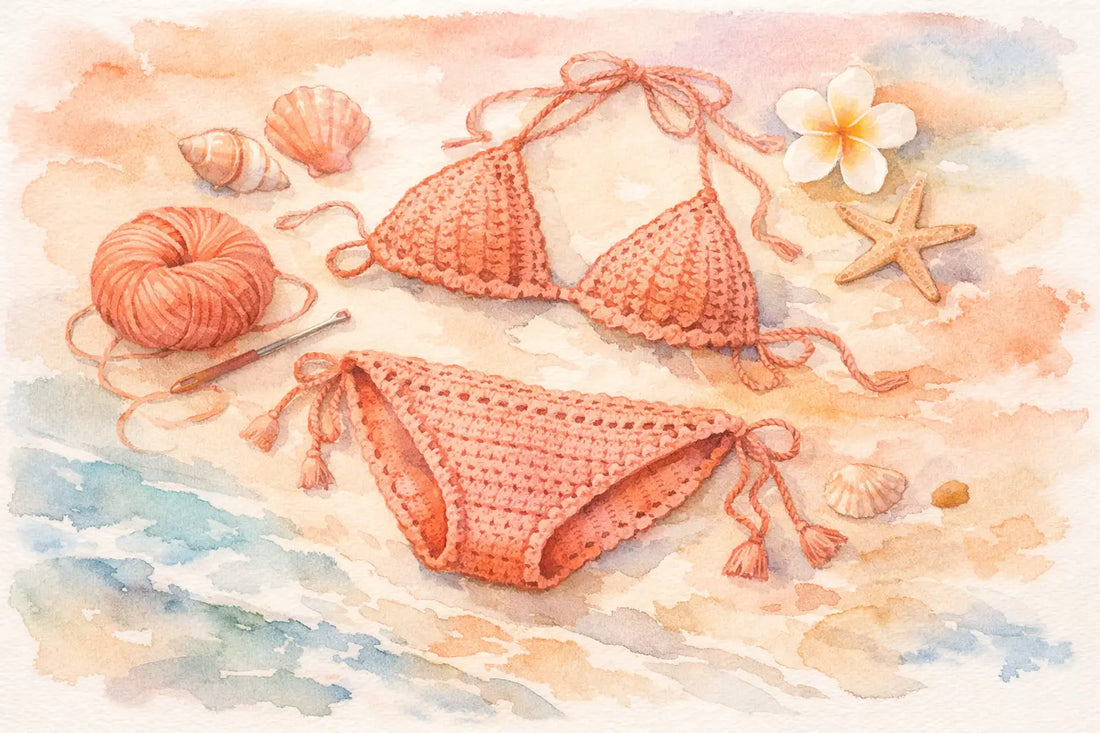 Come fare un bikini uncinetto che veste bene