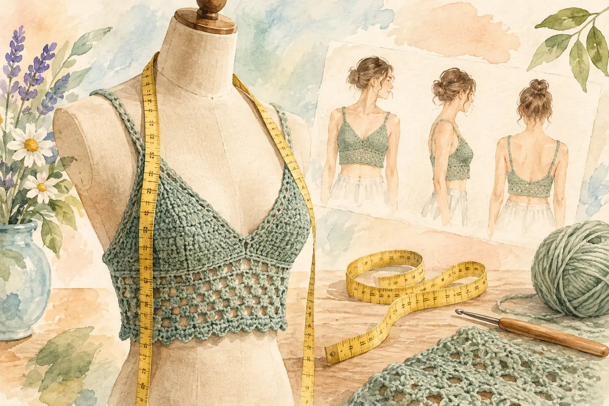 Guida misure top crochet per una vestibilità perfetta