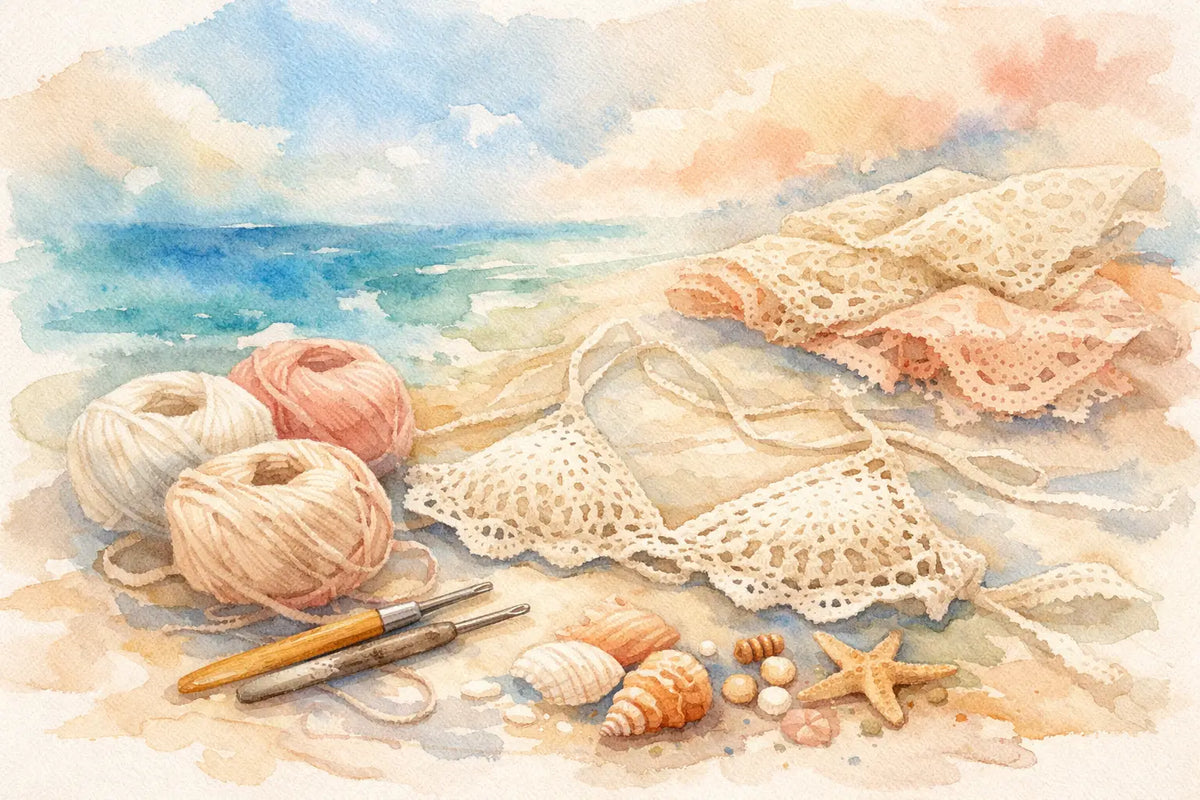 Scegliere materiali per costume all'uncinetto