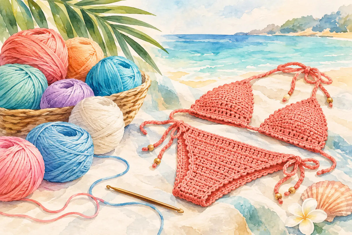 Guida ai filati elastici crochet per bikini