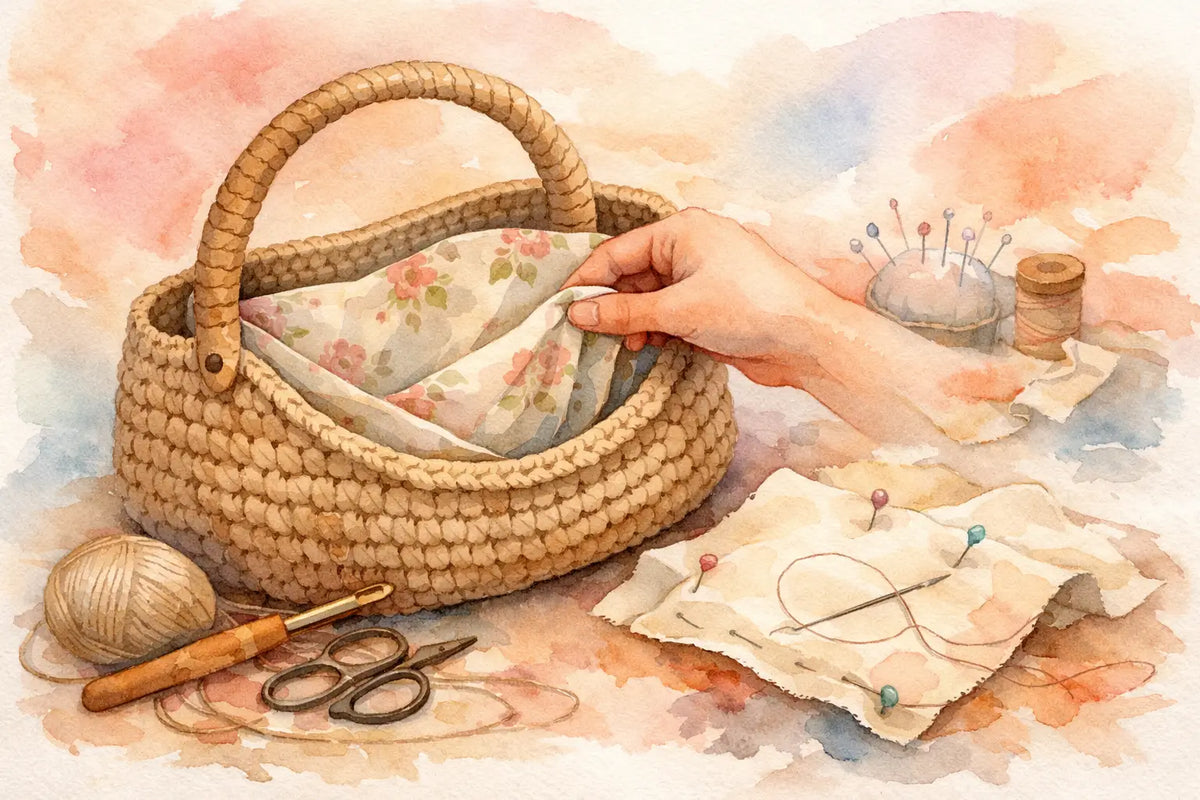 Come foderare una borsa all'uncinetto bene