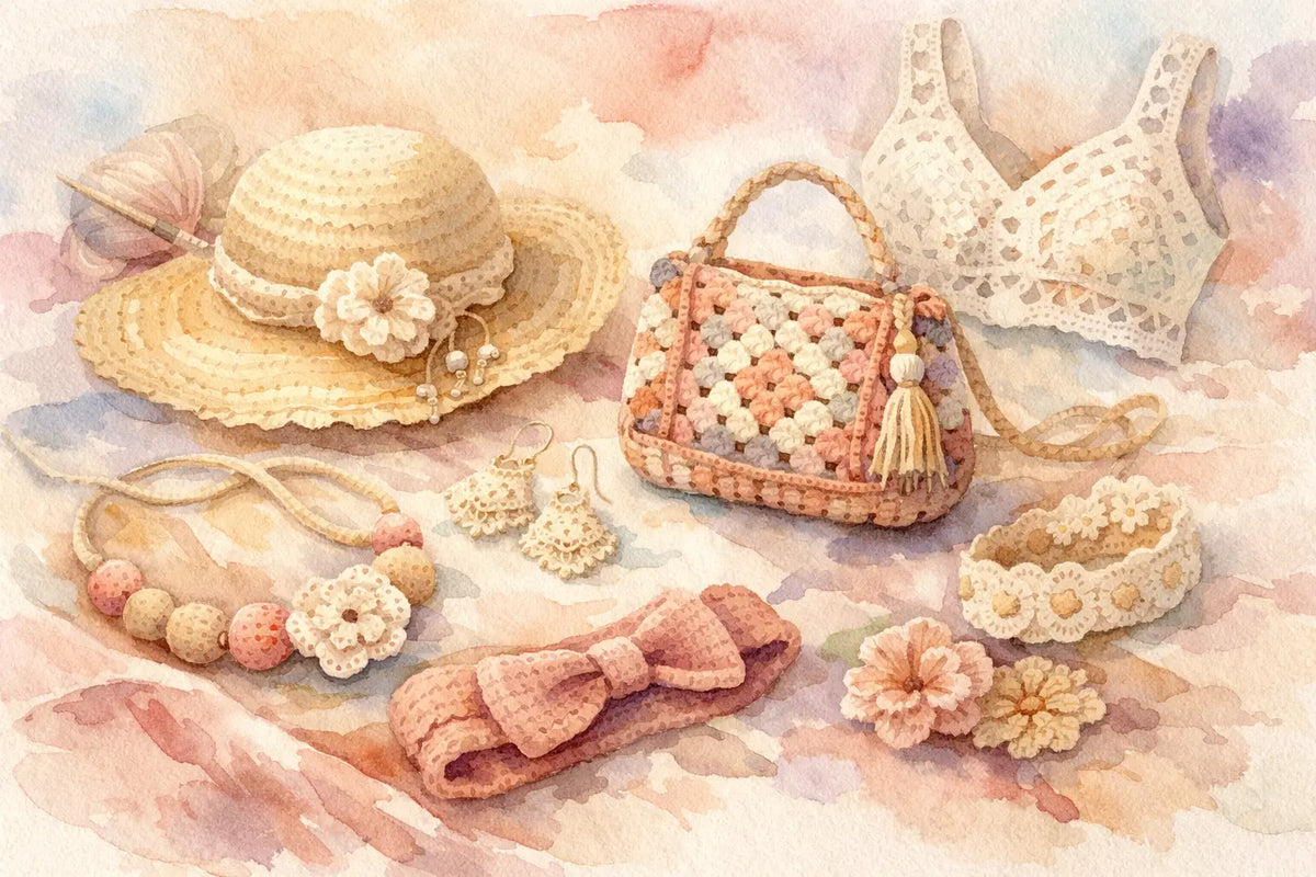 Accessori crochet: idee moda da creare e indossare