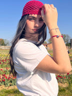 Pattern Cappellino a rete | Modello ALISIA | Mesh hat schema