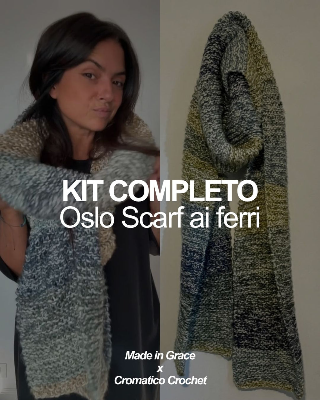 Kit Oslo Scarf ai ferri