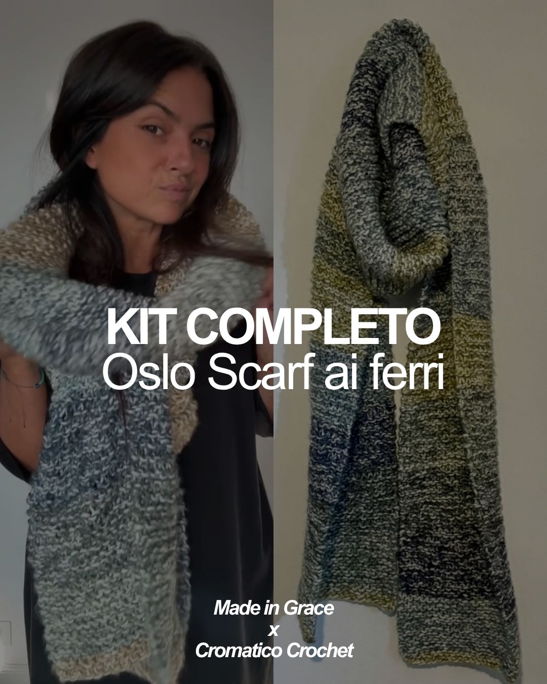 Kit Oslo Scarf ai ferri
