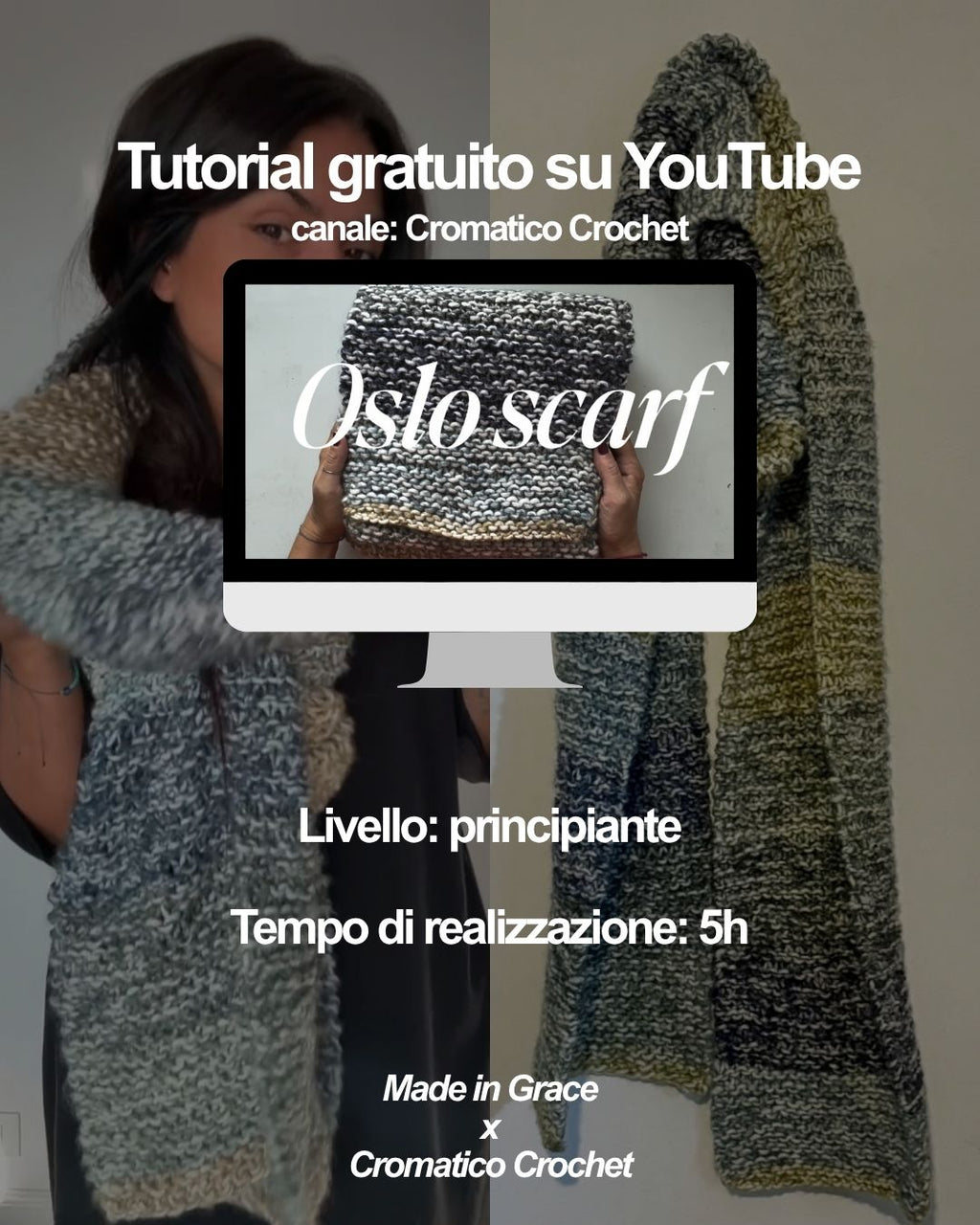 Kit Oslo Scarf ai ferri