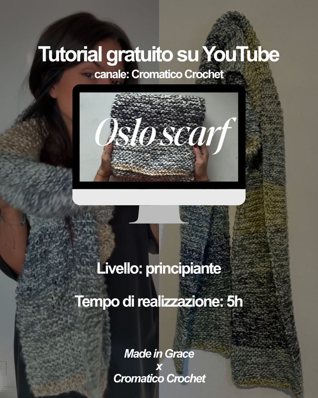 Kit Oslo Scarf ai ferri