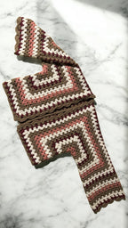 Tutorial cardigan granny con frange