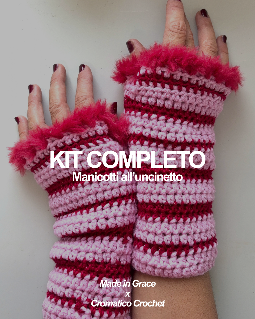 Kit Manicotti Uncinetto
