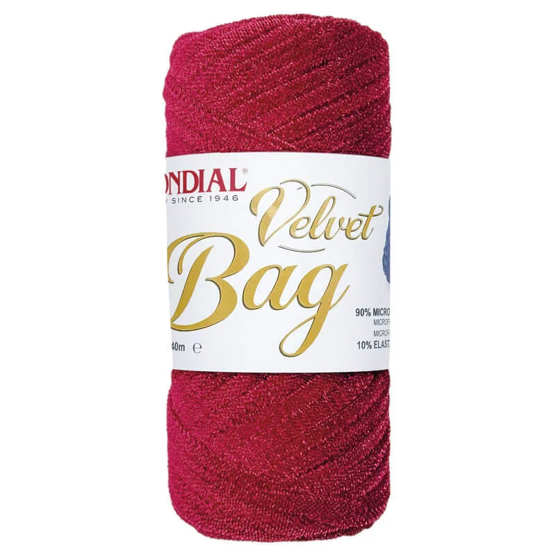 Velvet Bag Mondial | Fettuccia effetto velluto | 200g x 40m