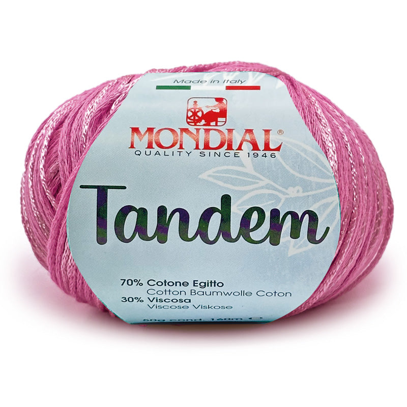 Tandem - 343 - Malvarosa| Cotone e viscosa | Mondial
