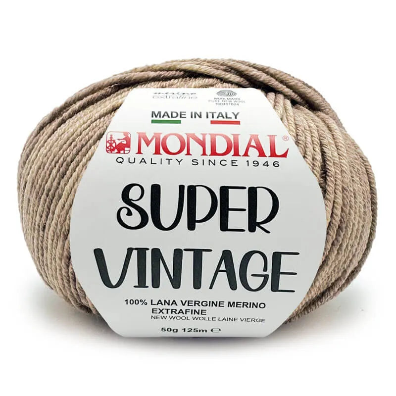 Super Vintage | Mondial | 50g x 125m | 100% lana vergine merino extrafine