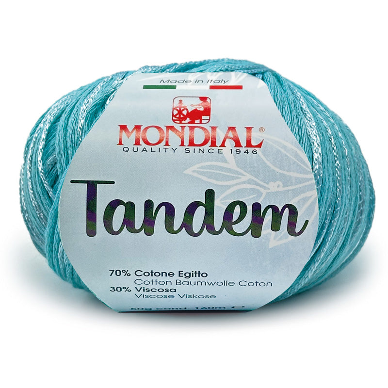 Tandem - 353 - Turchese | Cotone e viscosa | Mondial