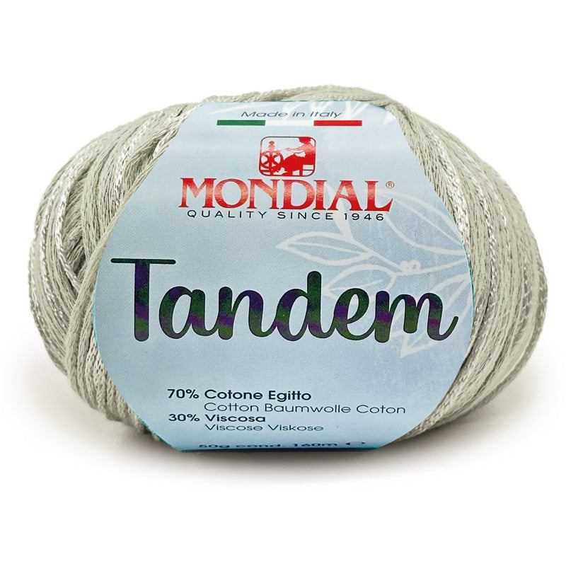 Tandem - 356 - Grigio Perla | Cotone e viscosa | Mondial