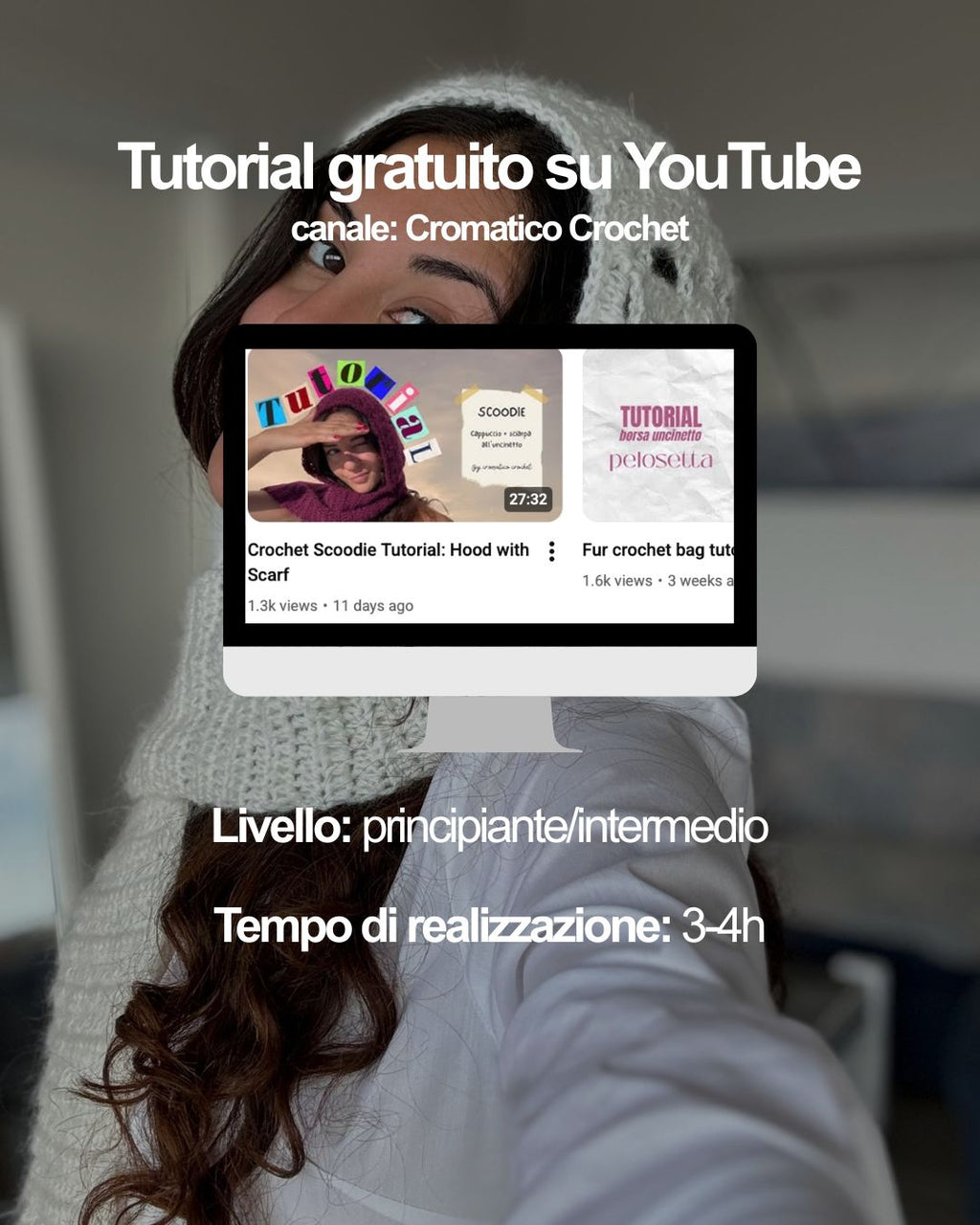 Kit Scoodie uncinetto