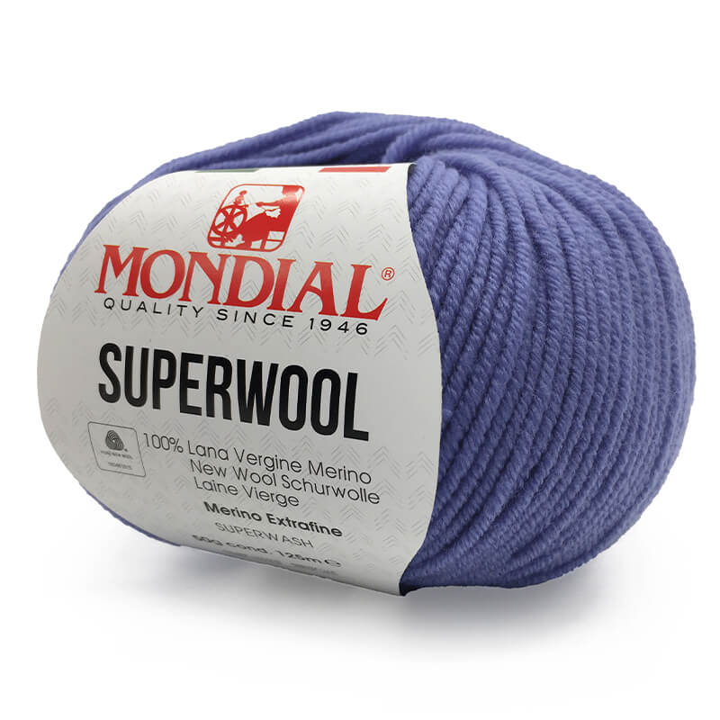 SuperWool - Mondial - 100% Lana Vergine Merino Extrafine - 50g - 125m