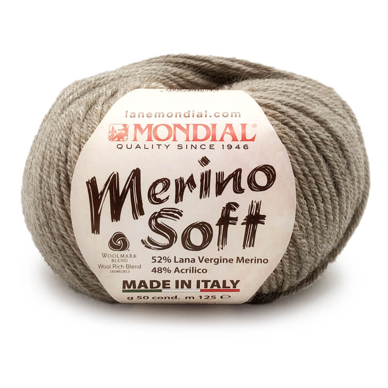 Merino Soft - Mondial - 52% Lana Vergine merino 48% Acrilico - 50g - 125m