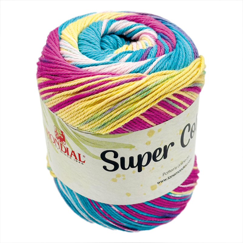 Super Color - 443 | Turchese/Giallino/Lilla | Mondial
