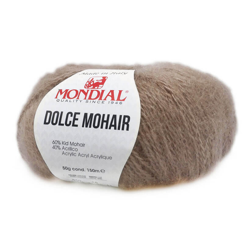 Dolce mohair - Mondial - 60% Kid Mohair 40% Microfibra PC - 50g x 150m