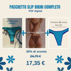 Pacchetto Slip Bikini completo: 2 modelli