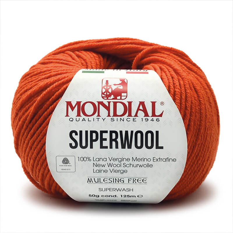 SuperWool - Mondial - 100% Lana Vergine Merino Extrafine - 50g - 125m