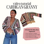 Tutorial cardigan granny con frange