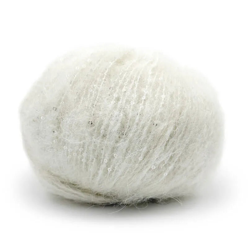 Gran Galà | Mondial | Filato con paillettes | 50% alpaca baby 25% microfibra PA 25% microfibra PL | 50gx125m