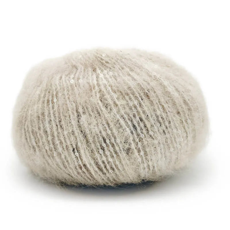 Gran Galà | Mondial | Filato con paillettes | 50% alpaca baby 25% microfibra PA 25% microfibra PL | 50gx125m