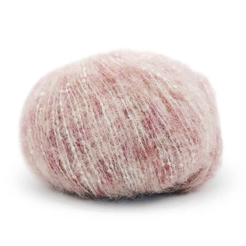 Gran Galà | Mondial | Filato con paillettes | 50% alpaca baby 25% microfibra PA 25% microfibra PL | 50gx125m