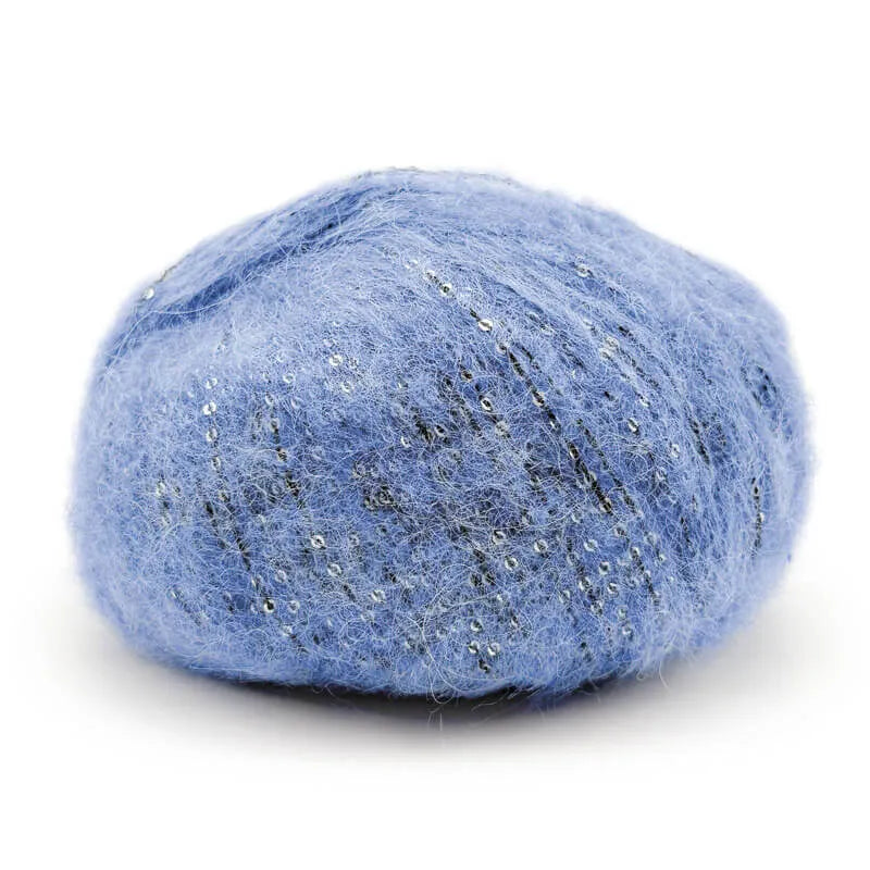 Gran Galà | Mondial | Filato con paillettes | 50% alpaca baby 25% microfibra PA 25% microfibra PL | 50gx125m