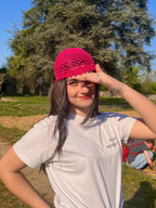 Pattern Cappellino a rete | Modello ALISIA | Mesh hat schema