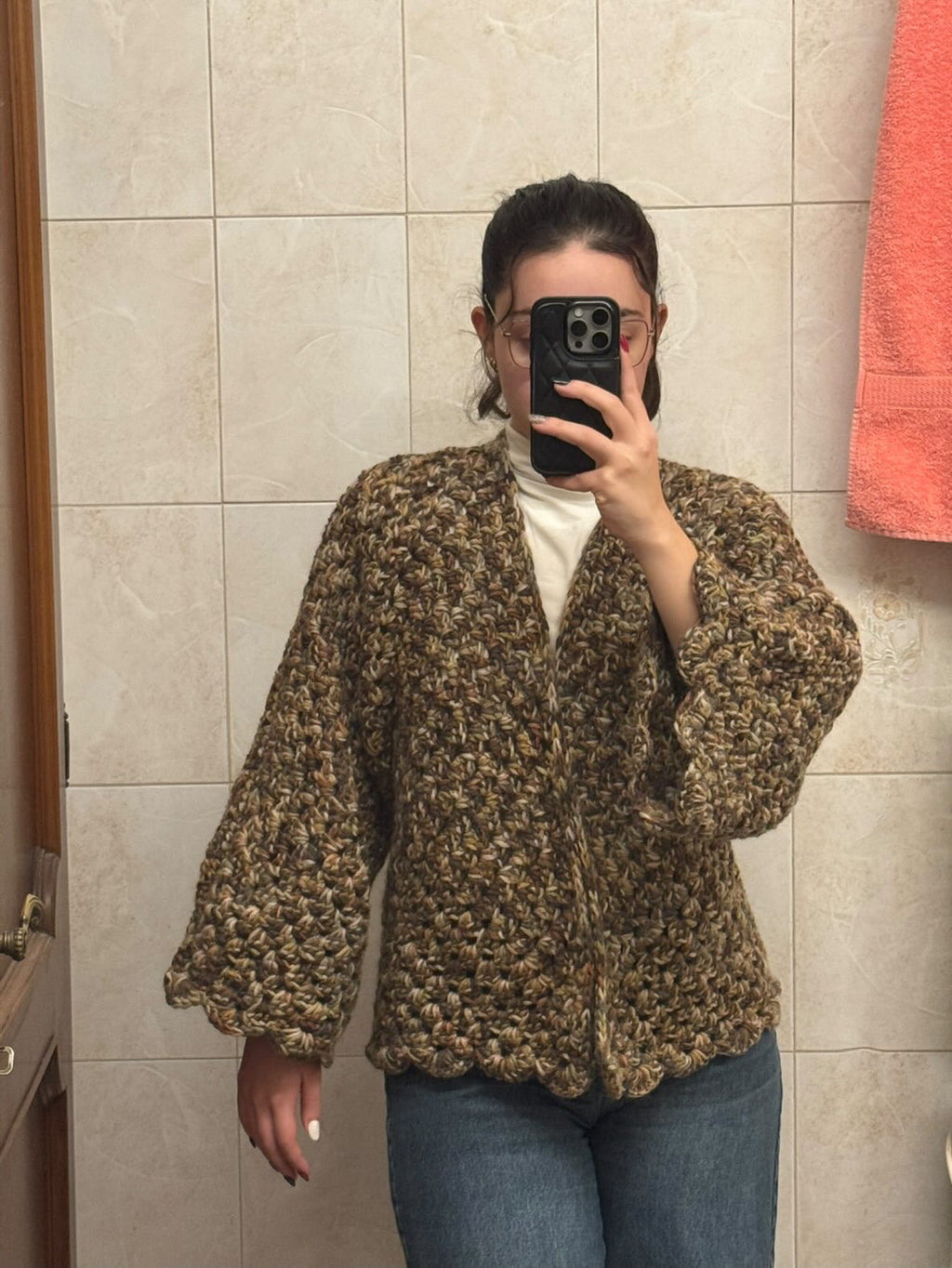 Tutorial cardigan granny con frange