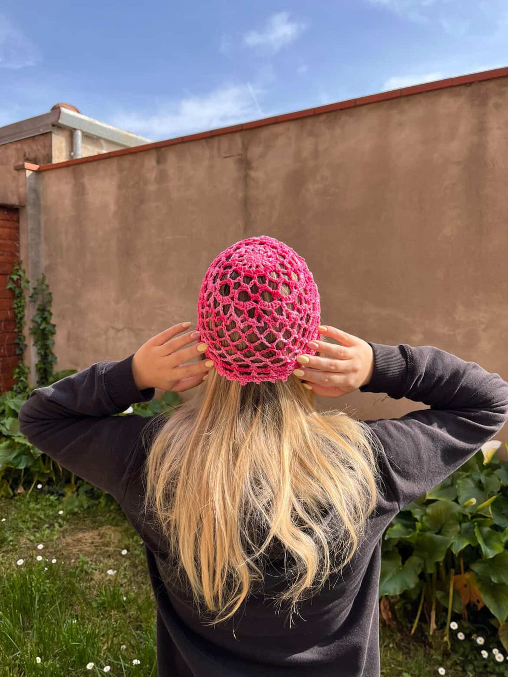 Pattern Cappellino a rete | Modello ALISIA | Mesh hat schema