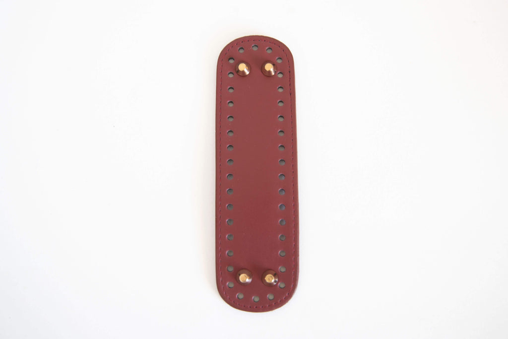Fondo per borse in similpelle con piedini 18x5cm