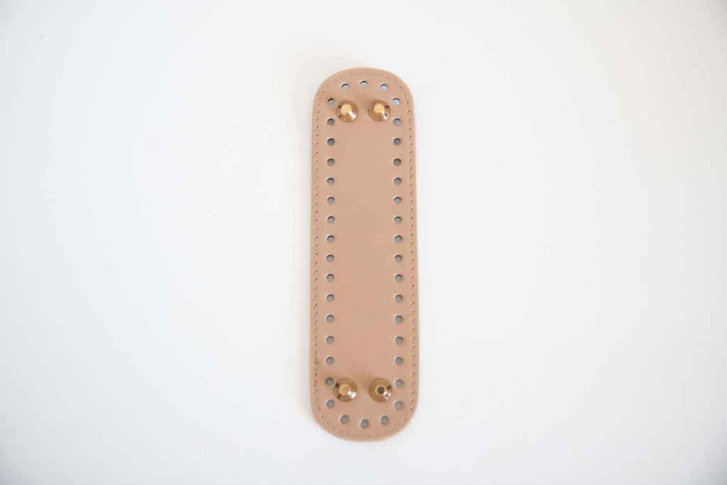 Fondo per borse in similpelle con piedini 18x5cm