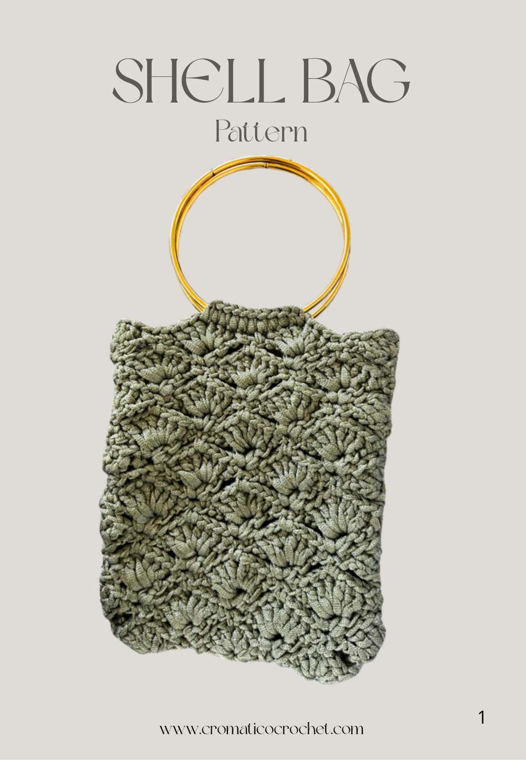 Kit Borsa "Shell" - Materiale + schema