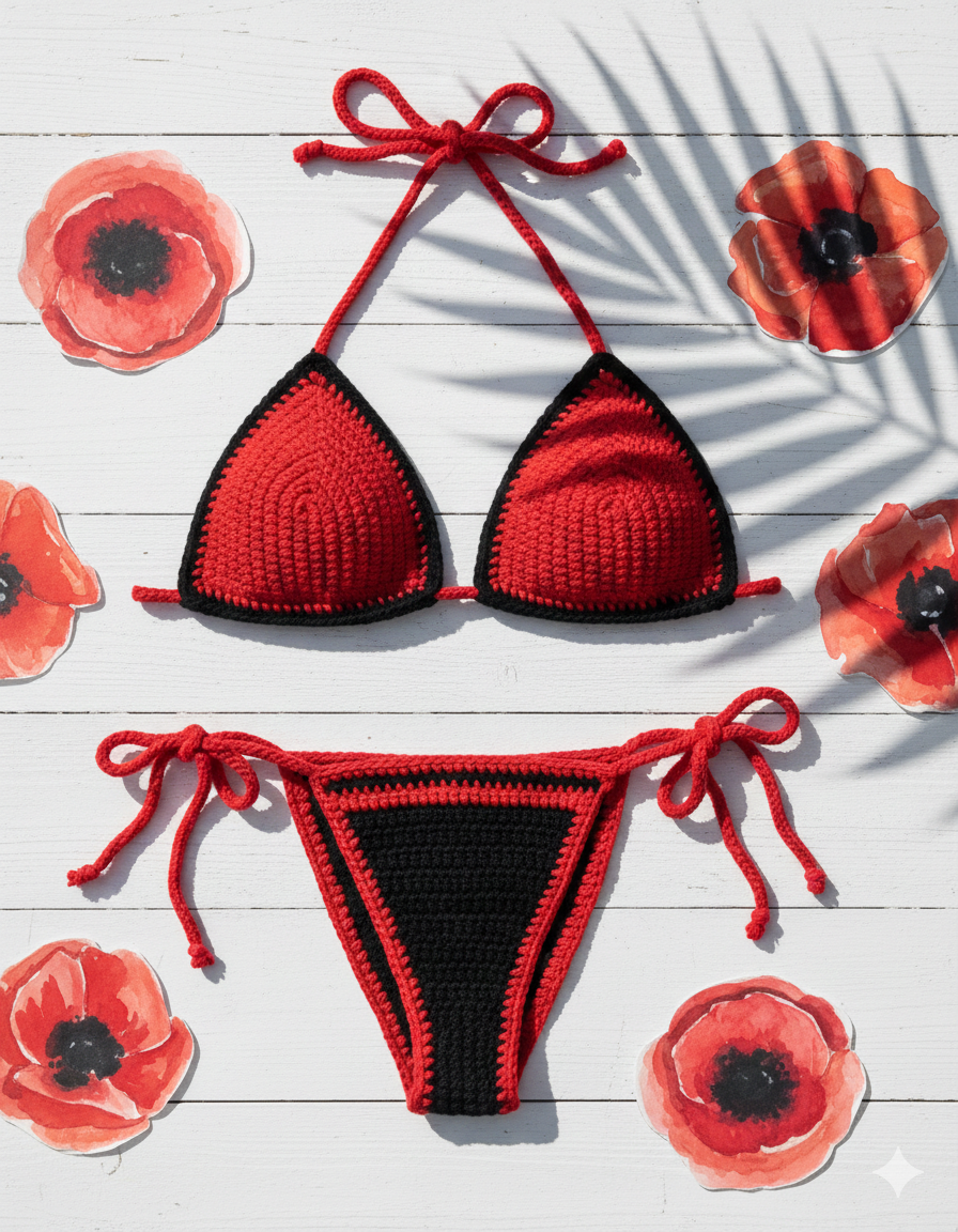 Kit Bikini - Papavero