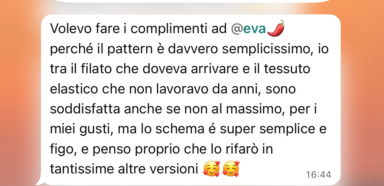 Flower Top - Pattern PDF dettagliato