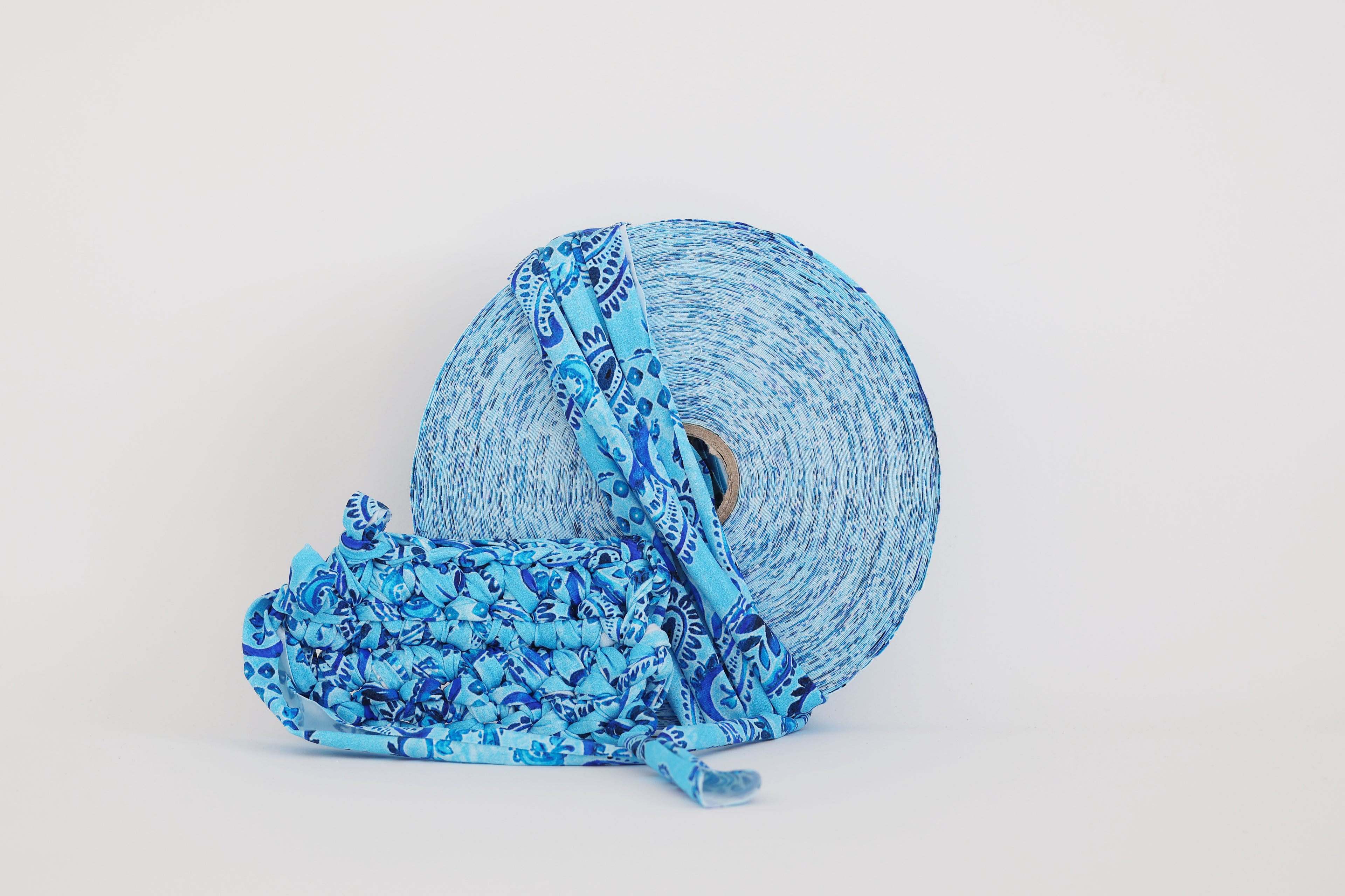 Pizza in Lycra | Fettucce Fantasia | Fantasia Bandana blu e azzurro 360g
