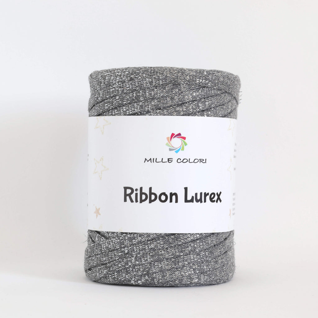 Fettuccia Ribbon Lurex - Argento