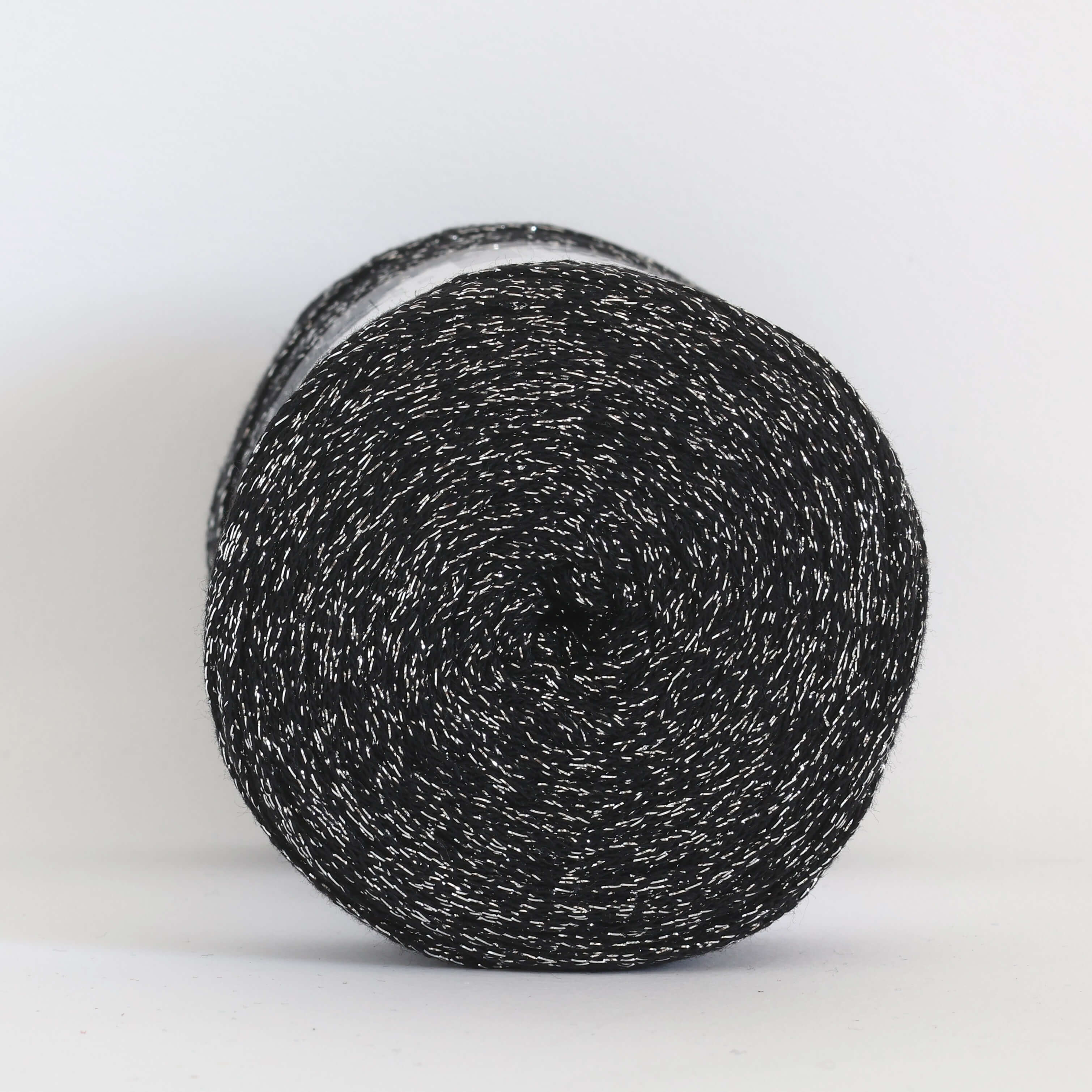 Fettuccia Ribbon Lurex - Nero