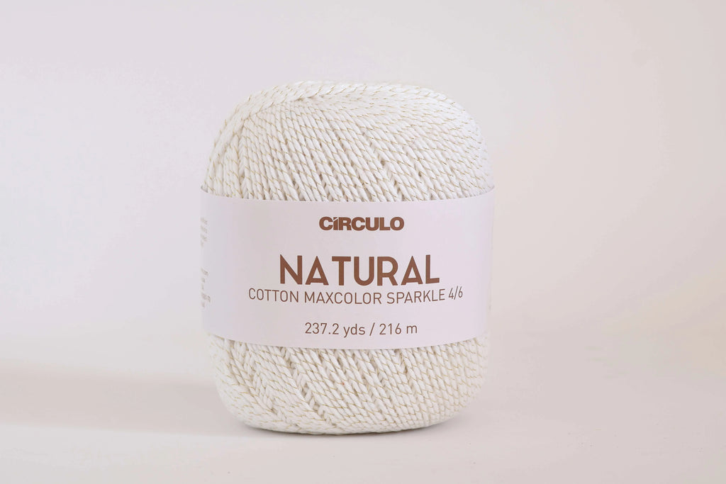 Cotone | Natural Maxcolor SPARKLE | Circulo 200g-216m
