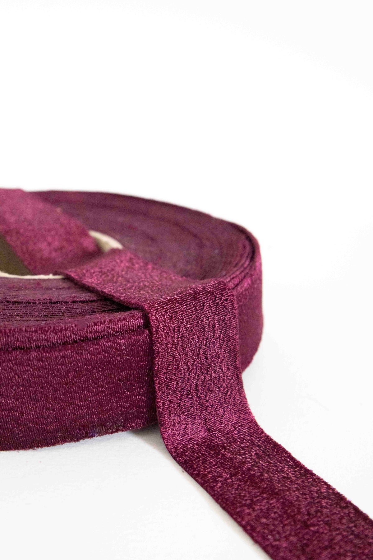 Fettuccia in pizza - Velluto Top Quality - Burgundy