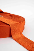 Fettuccia in pizza - Velluto Top Quality - Arancio Zafferano
